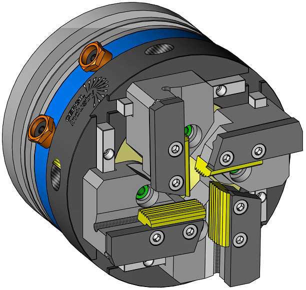 detail external threading head